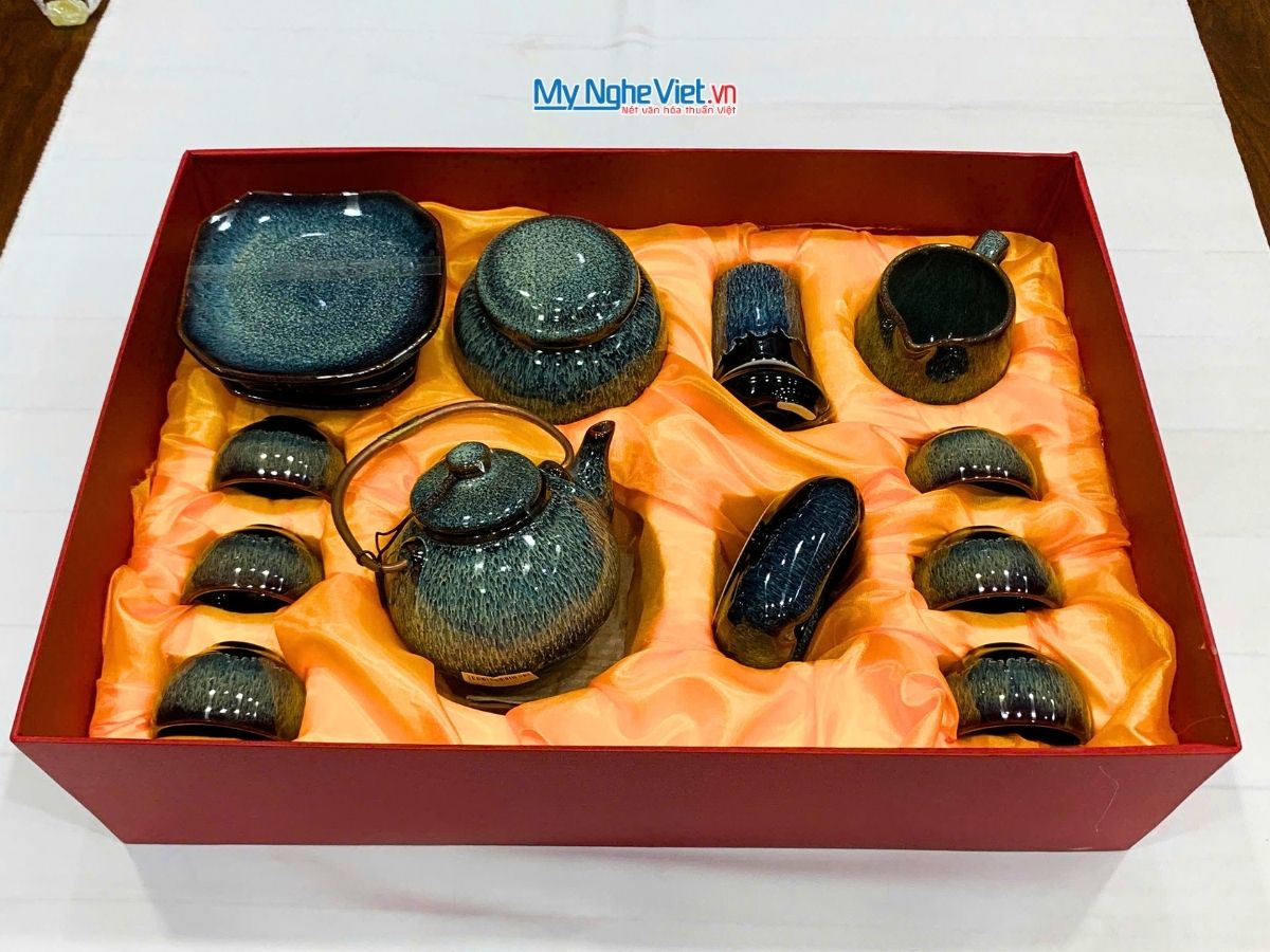 Bình Trà Hỏa Biến Men Xanh
