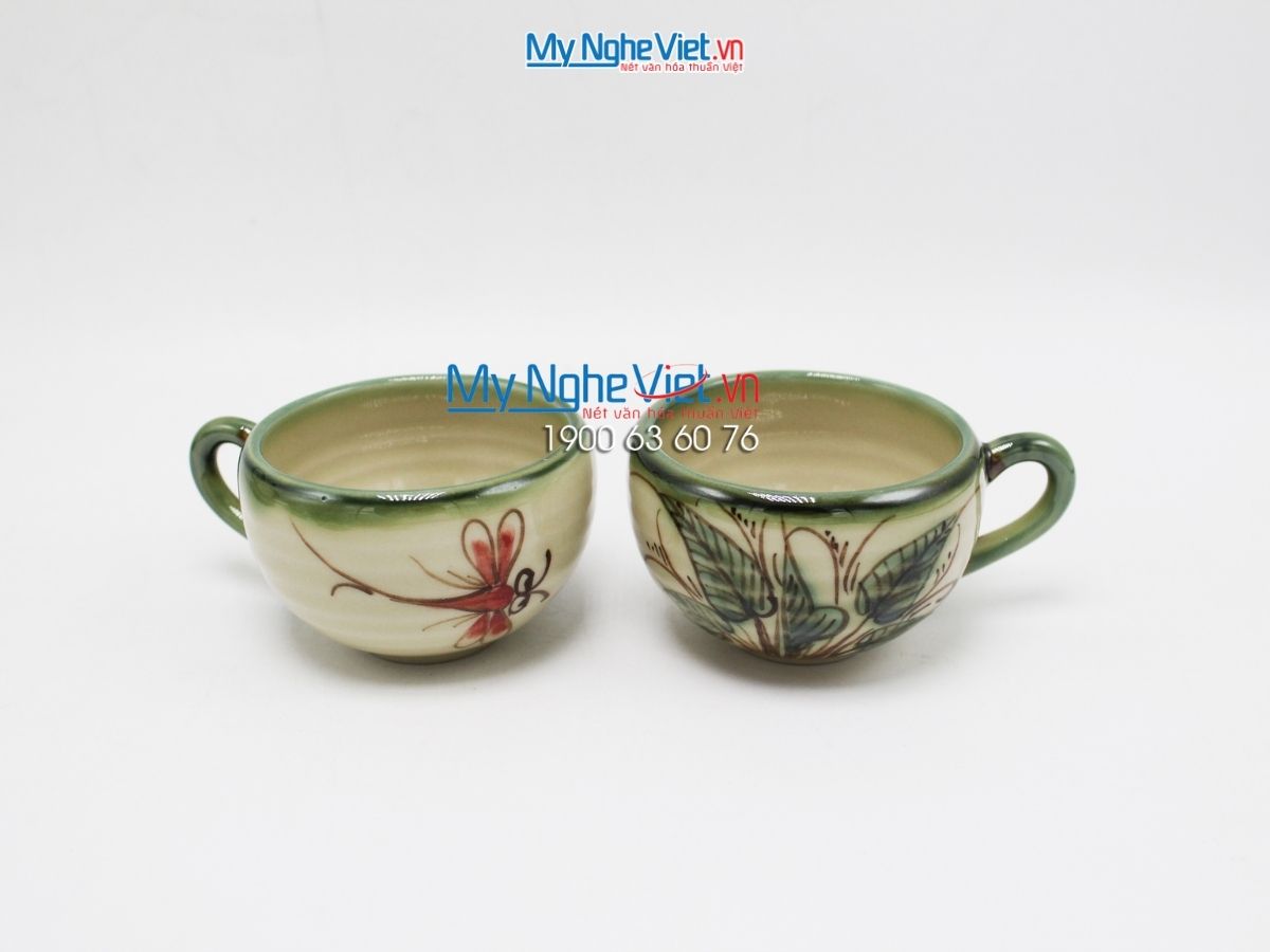 Bộ Bình Trà Dáng Bưởi Vẽ Chuồn Khoai MNV-TS513-3