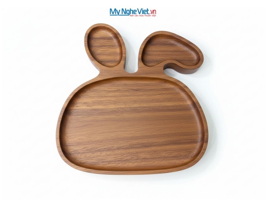 Khay gỗ hình thỏ MNV-DCBV224/5
