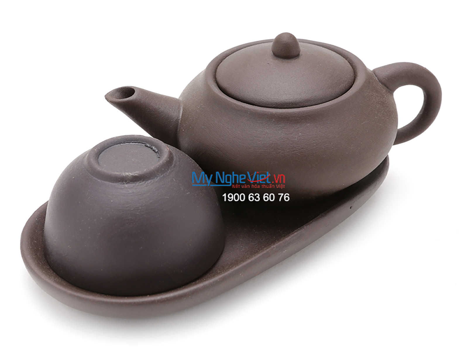 Bộ bình trà Bát Tràng độc ẩm gốm Bát Tràng MNV-TS047-1 (nhiều mẫu)
